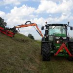 bagger-tom Böschungen mähen, Feldarbeiten