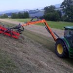 bagger-tom Böschungen mähen, Feldarbeiten